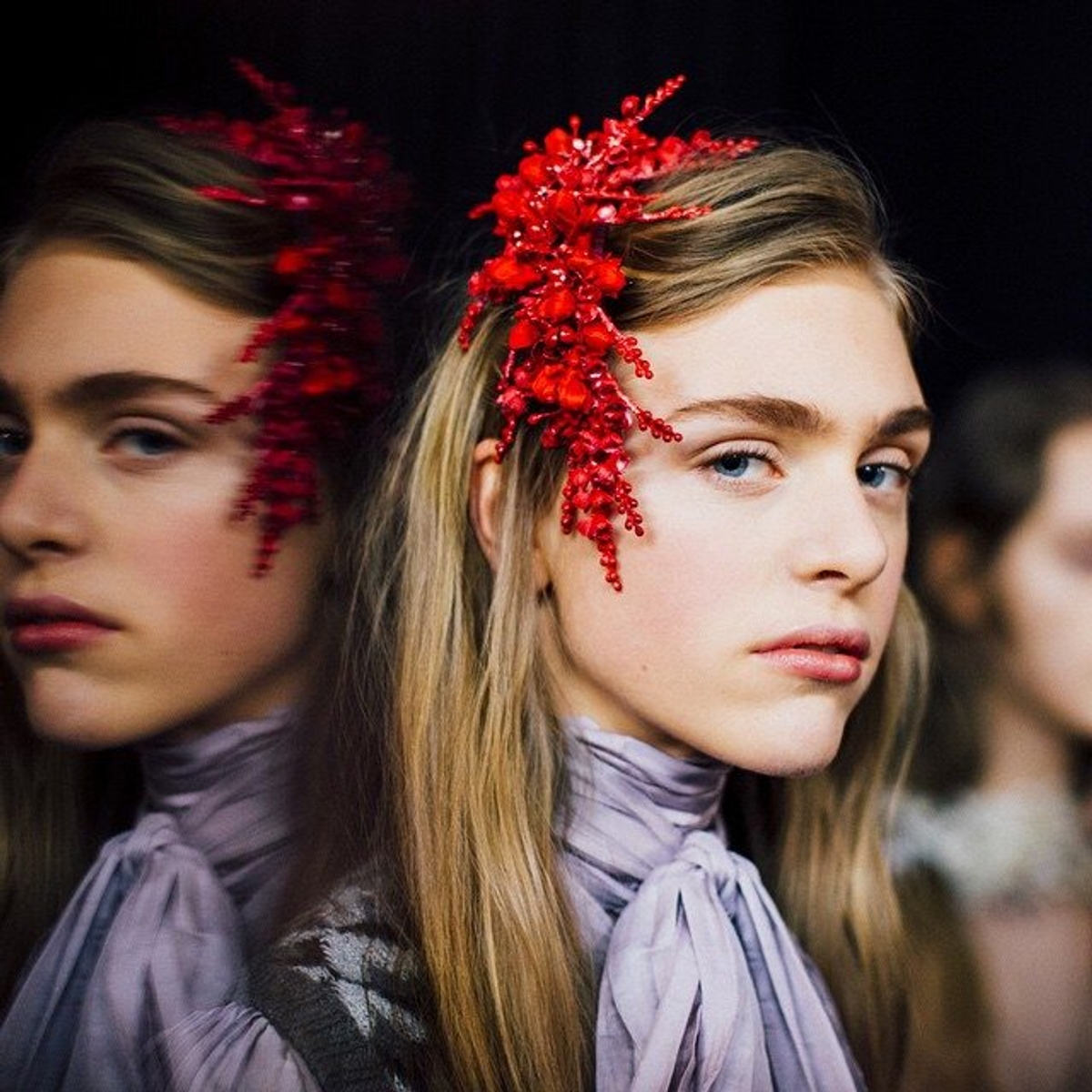 milan fashion week beauty gucci