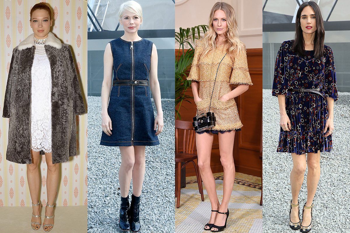 paris fashion week celebrities front row fall 2015