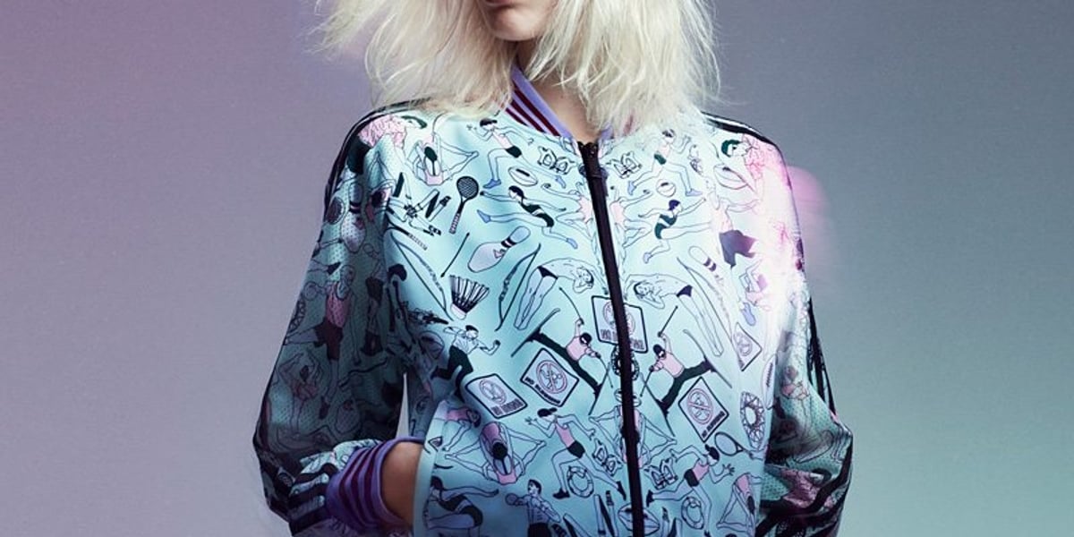 Mary Katrantzou's latest collection for Adidas Originals is
