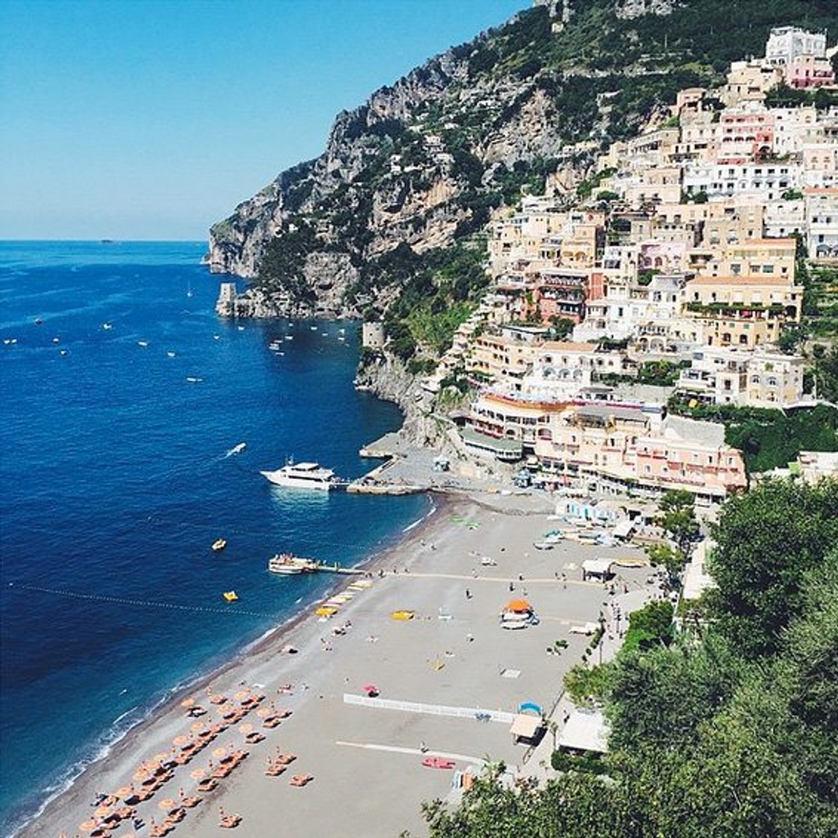 editors summer travel instagram positano nicole shaeffer
