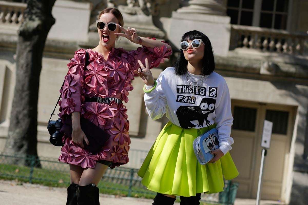 Street Style, Paris Fashion Week: 27 looks that make a case for wild prints and accessories