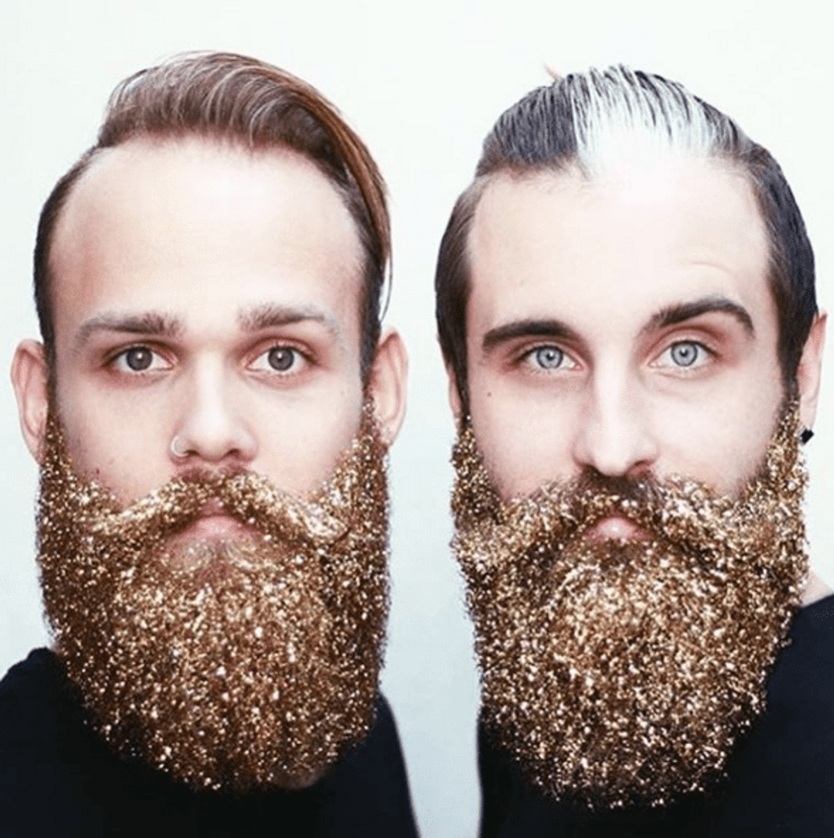 Glitter beards are a thing on Instagram now ('tis the season?)