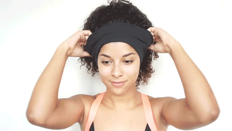how to maintain your curls while working out