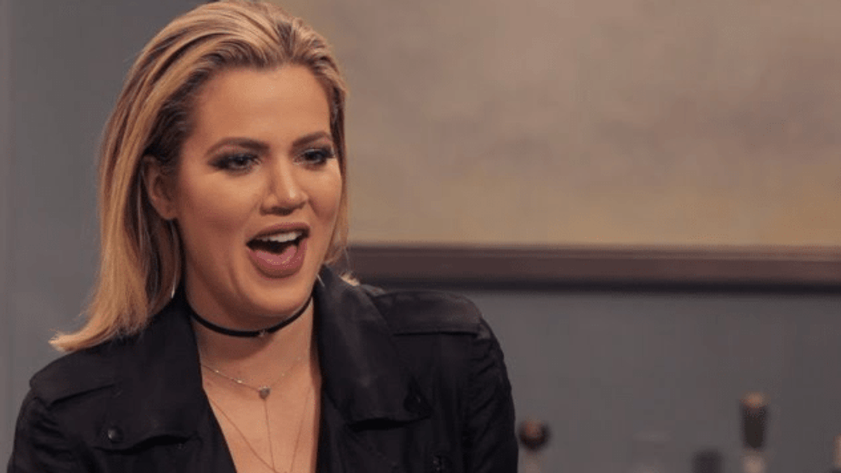 Your lol for the day: Khloe Kardashian reacts to old school etiquette rules