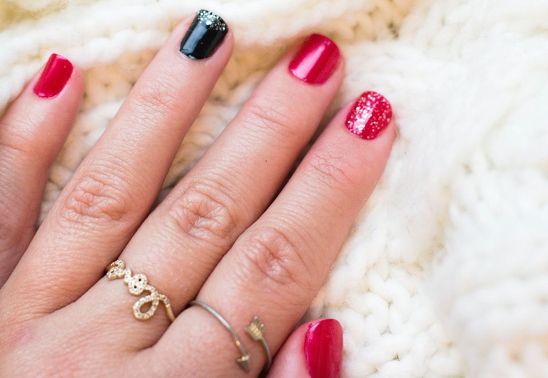 valentines day nail art