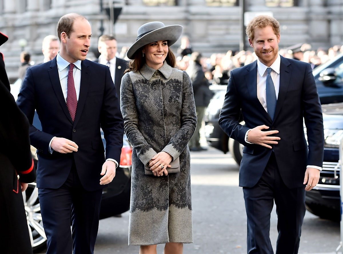 kate middleton prince william prince harry commonwealth observance day 2016