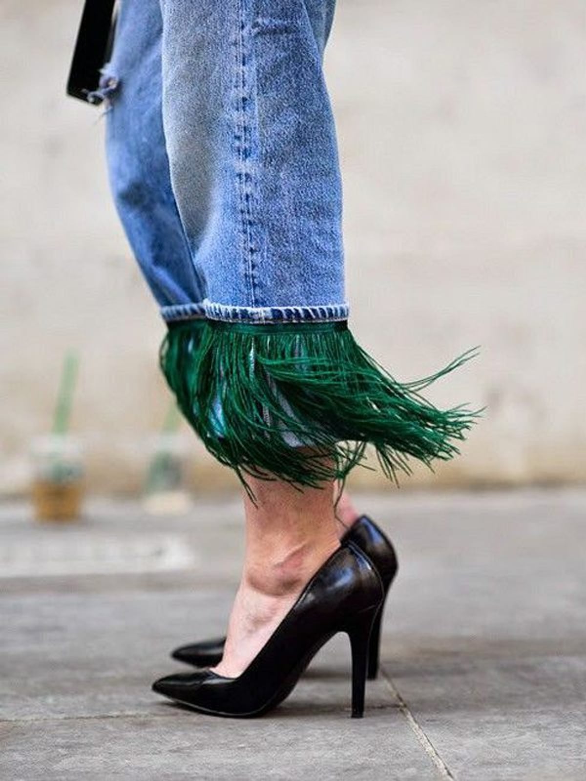 DIY denim trend