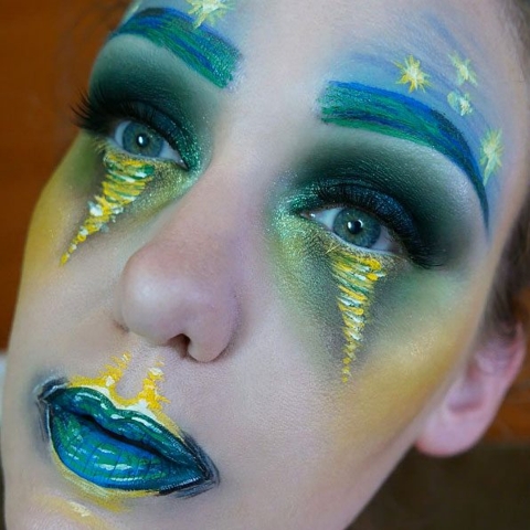 This insanely talented makeup artist transforms her face into famous paintings