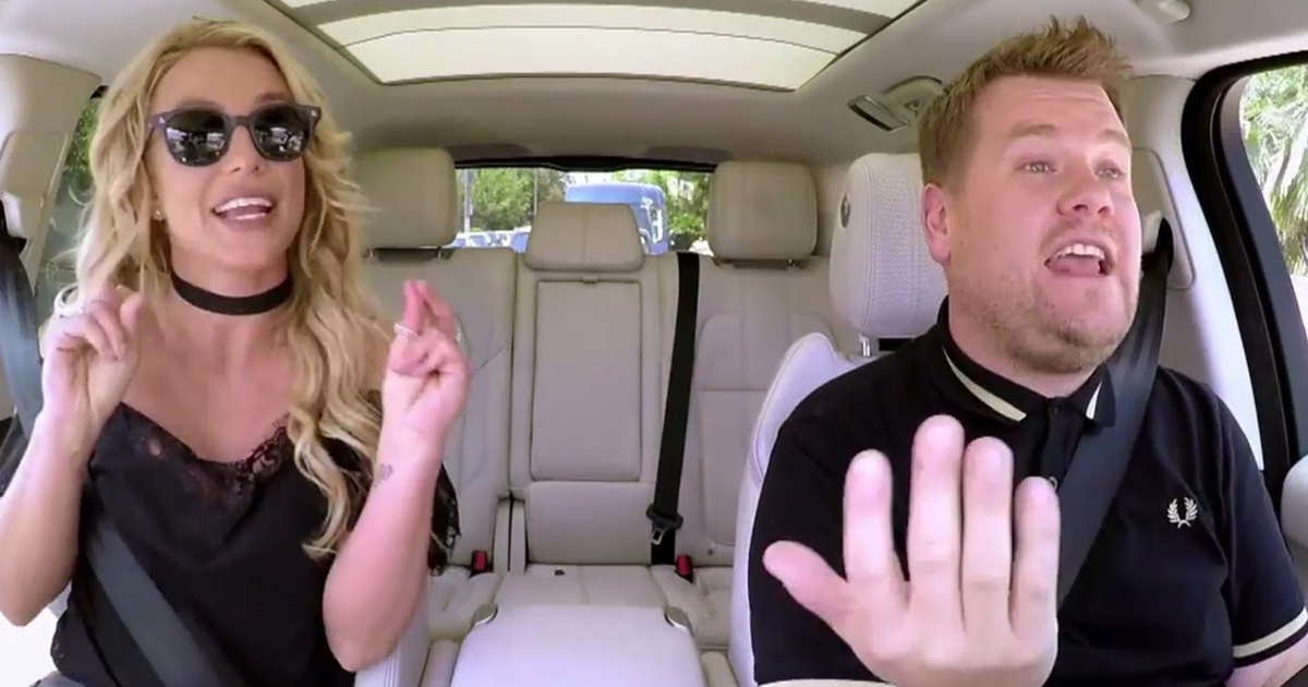 Watch James Corden tease Britney Spears in this Carpool Karaoke
