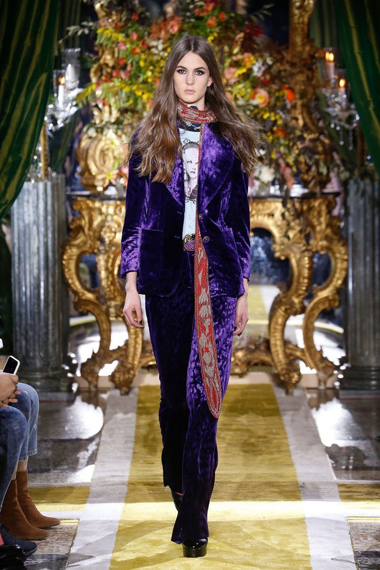 fall fashion 2016 velvet trend roberto cavalli