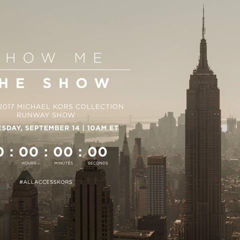 Livestream: Watch the Michael Kors Spring 2017 Show Straight From New York Fashion Week