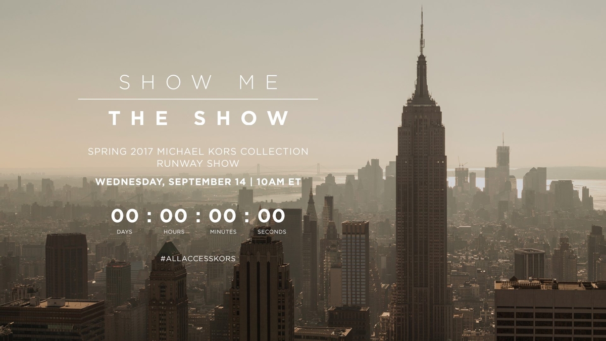Livestream: Watch the Michael Kors Spring 2017 Show Straight From New York Fashion Week