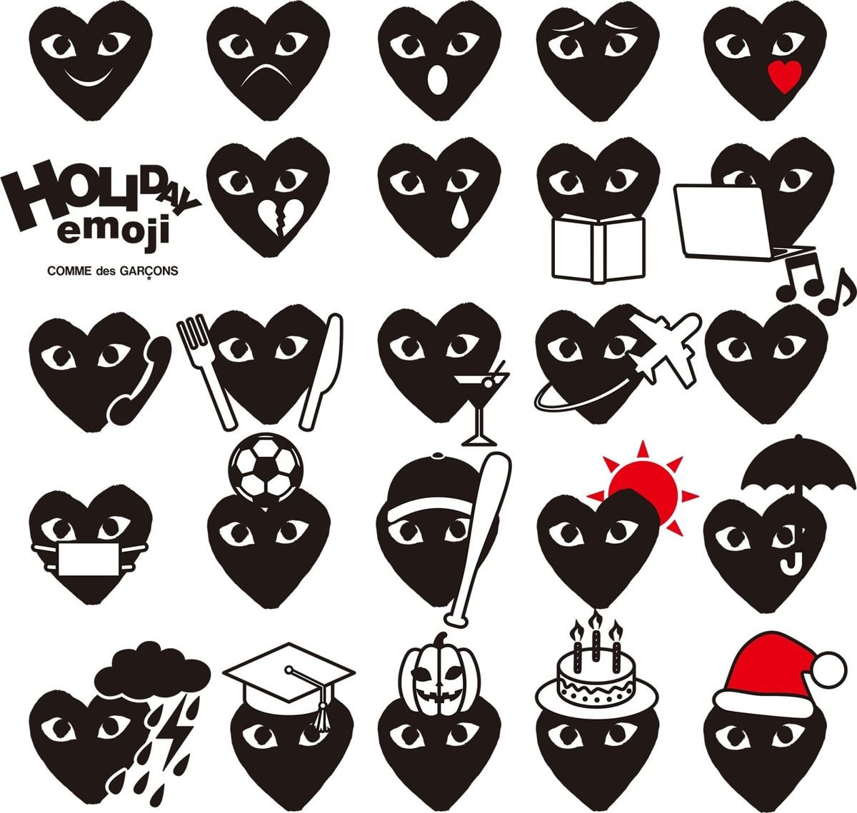 Comme Des Garcons Play Emoji