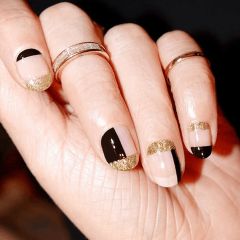 20 Glitter and Metallic Nail Art Ideas to Try This Holiday Season