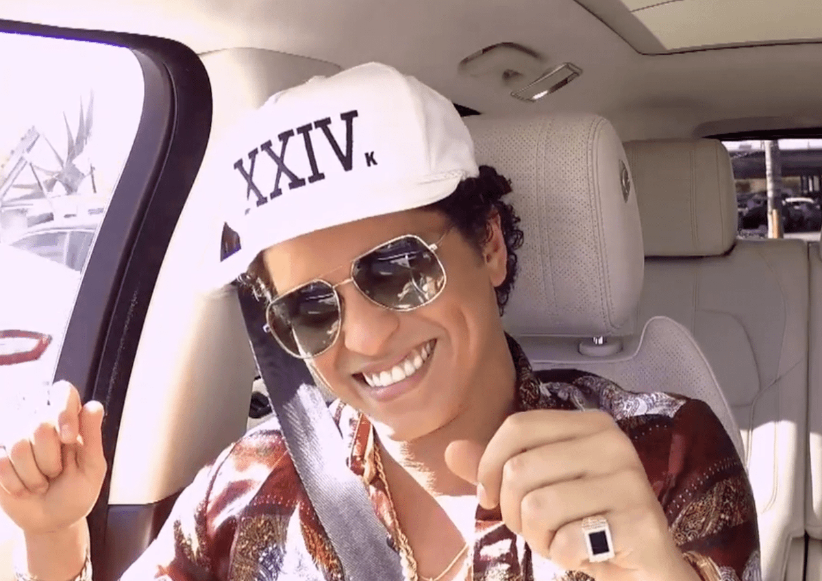 Bruno Mars' Carpool Karaoke is Probably the Best One Yet