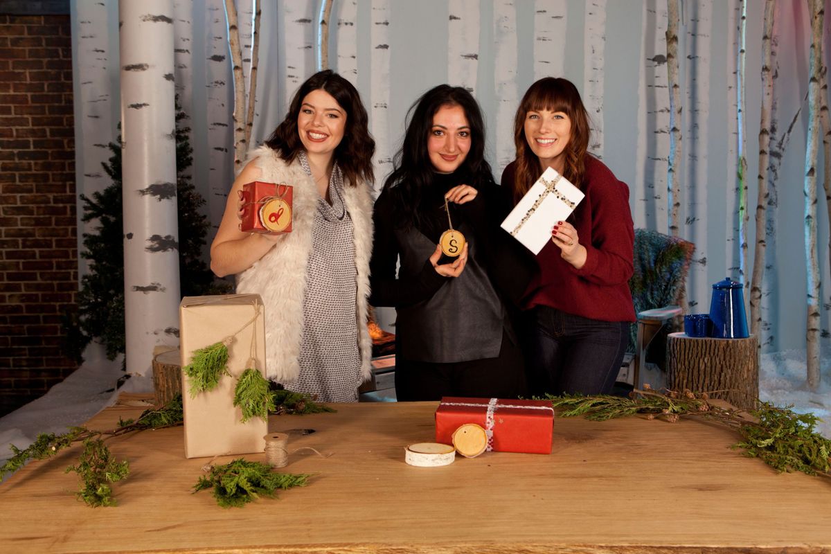 DIY Holiday Gift-Wrapping Ideas With The Sorry Girls