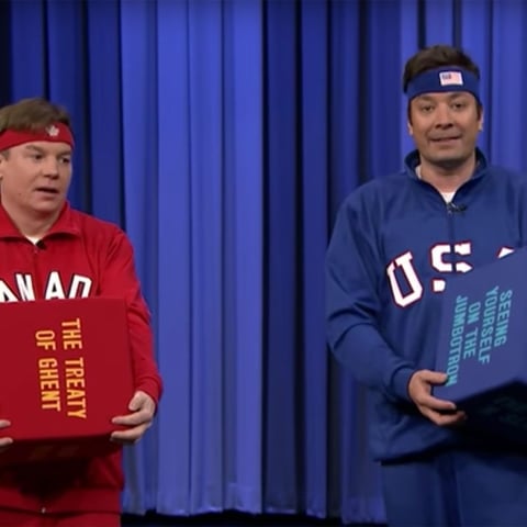 Watch Mike Myers and Jimmy Fallon Flex Their Dance Skills in This Video