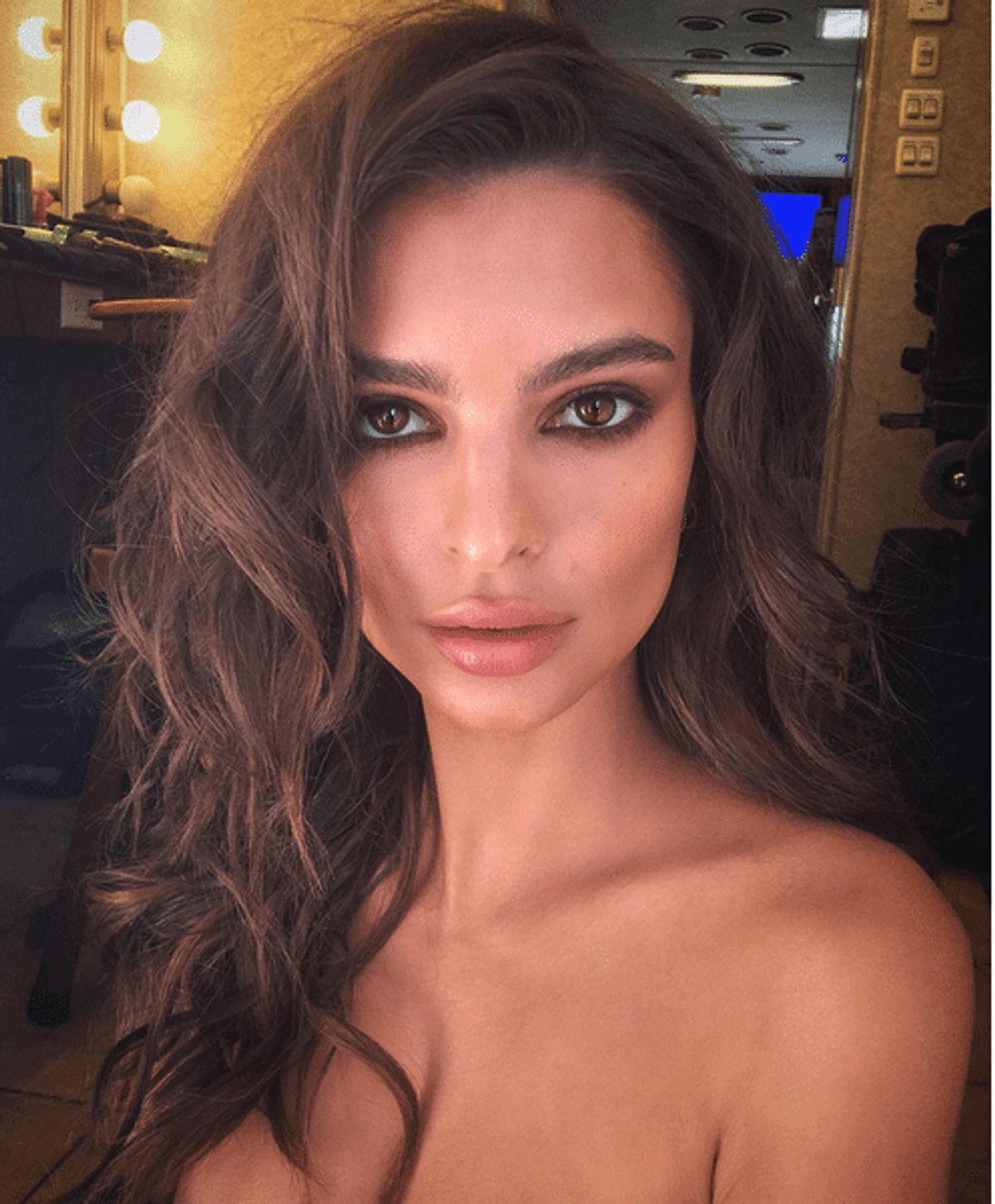 Emily Ratajkowski Walks Down a New York Street Wearing Only Her Lingerie