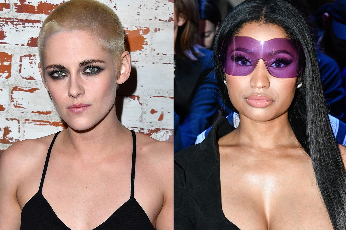 kristen stewart nicki minaj hair