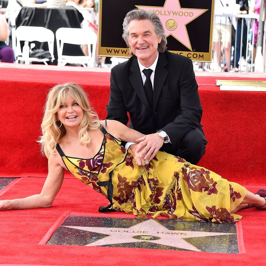 Goldie Hawn and Kurt Russell Finally Have a CeremonyOn the Hollywood Walk  of Fame - FASHION Magazine
