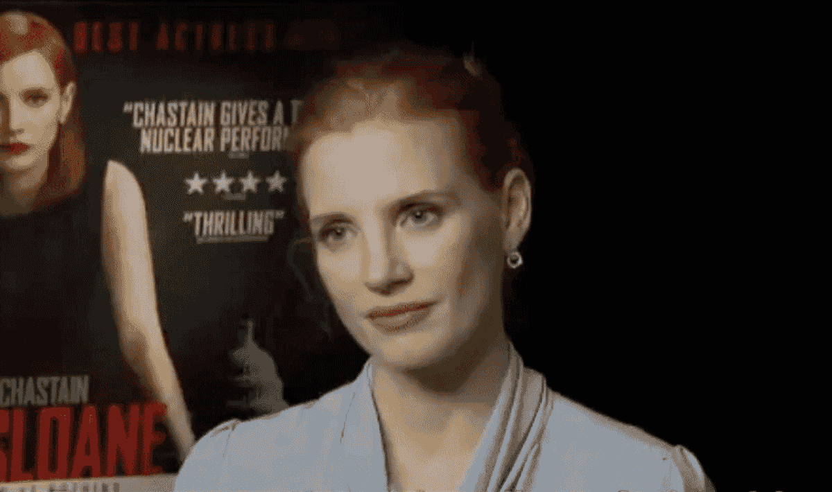 jessica chastain eye roll