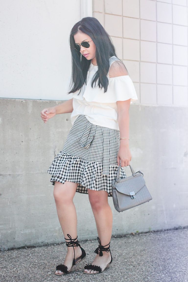 how to wear gingham