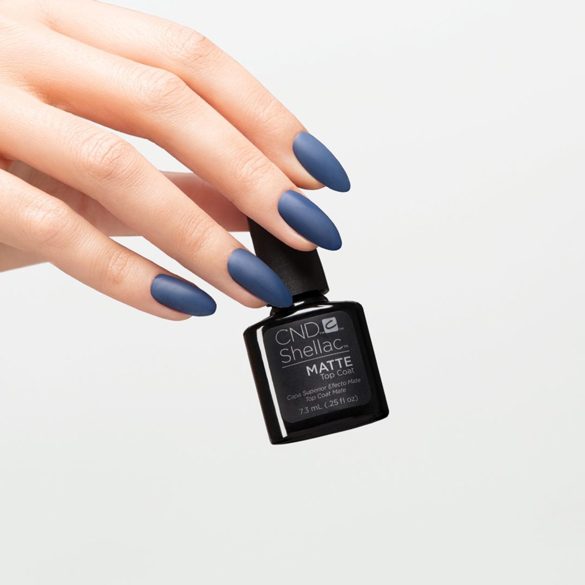 cnd shellac matte top coat