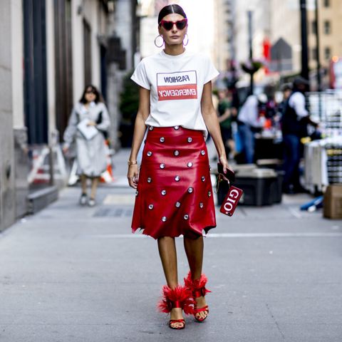 19 Colourful Street Style Looks from New York Fashion Week