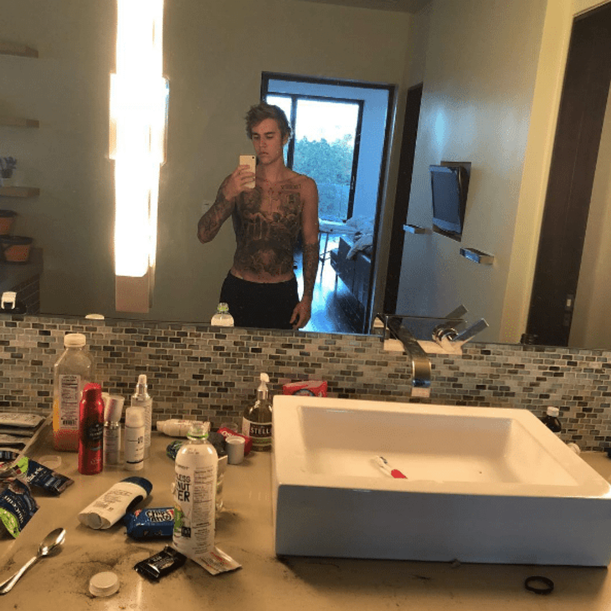 justin bieber tattoos