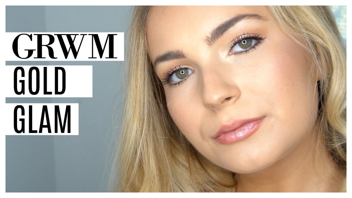 how to wear gold makeup