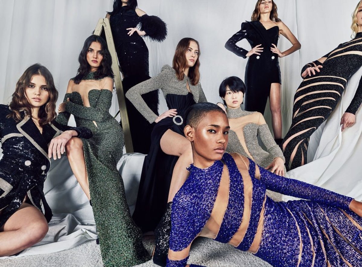Balmain's New Eveningwear Line is Extremely Red Carpet Ready