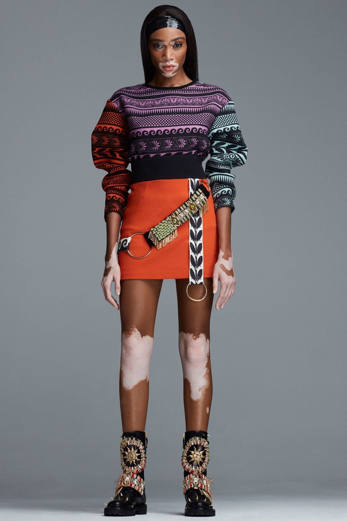 Canadian Model Winnie Harlow Stars in Fausto Puglisi’s F/W 2018 Lookbook