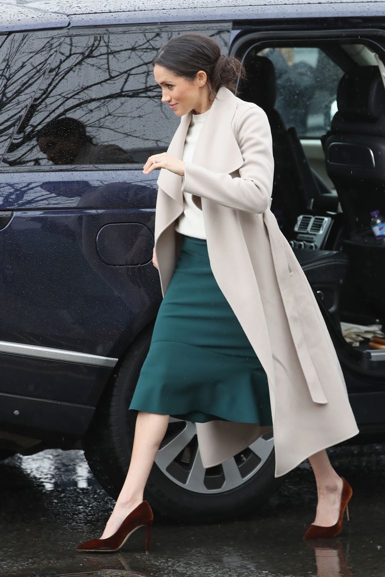 Meghan Markle Wore Her Most Kate Middleton-esque Outfit Yet