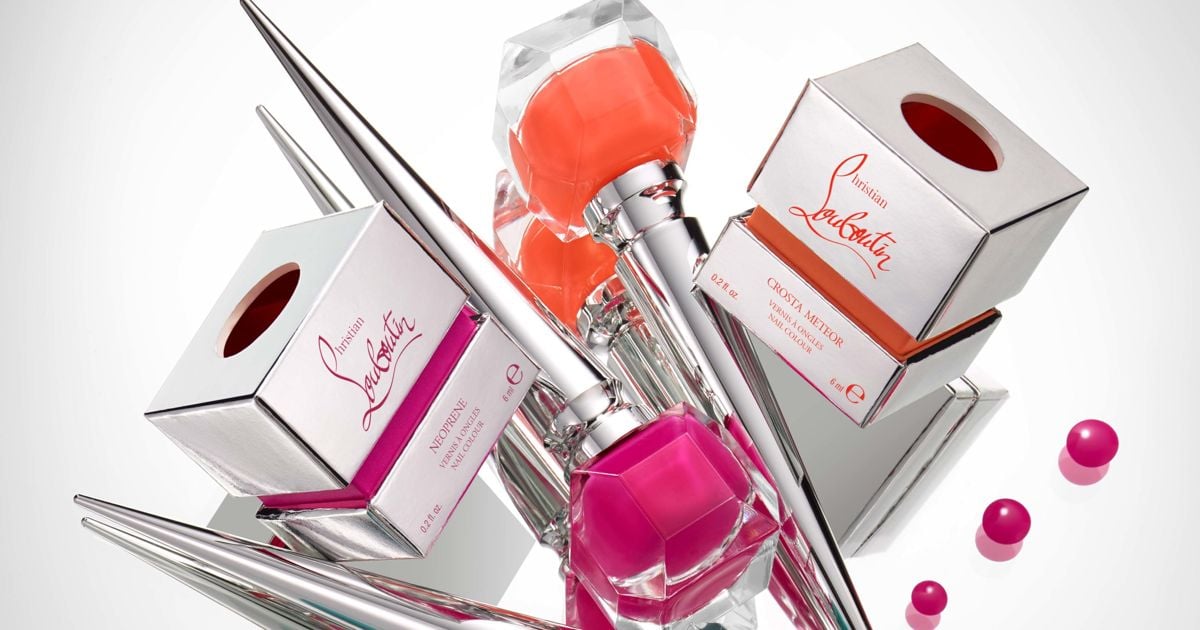 Christian Louboutin's Neon Nail Polishes Are As Flashy As Their