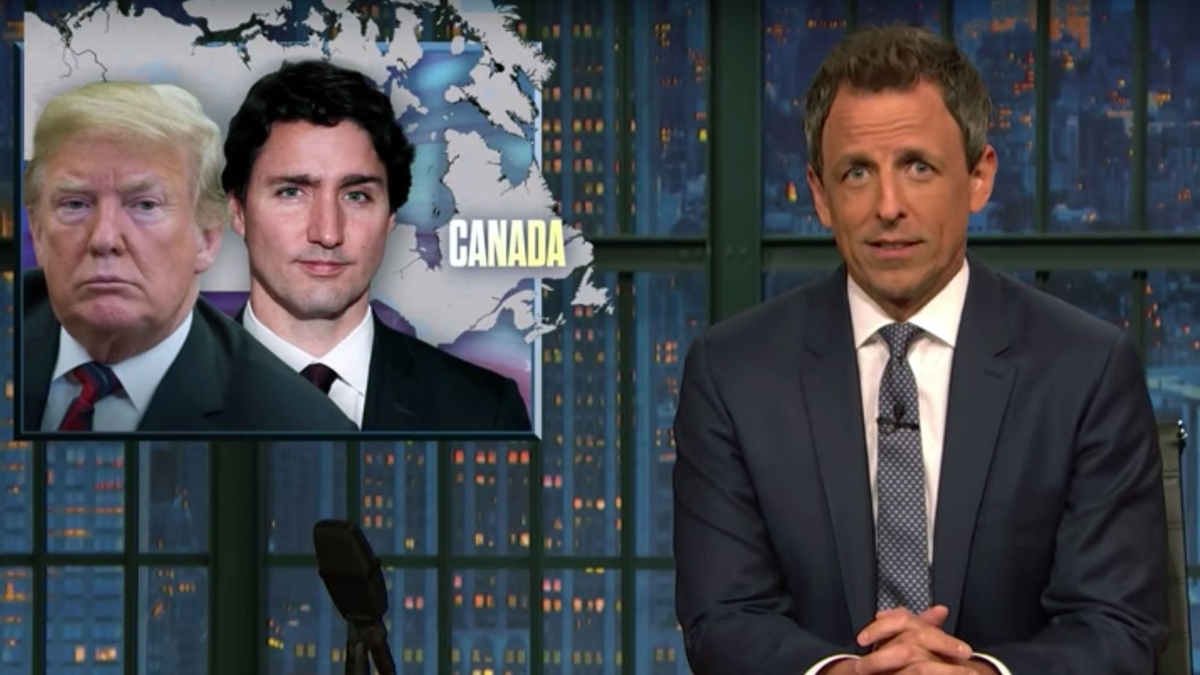 Oh Canada! Late Night Comedians React to Trump's Twitter Beef With Trudeau