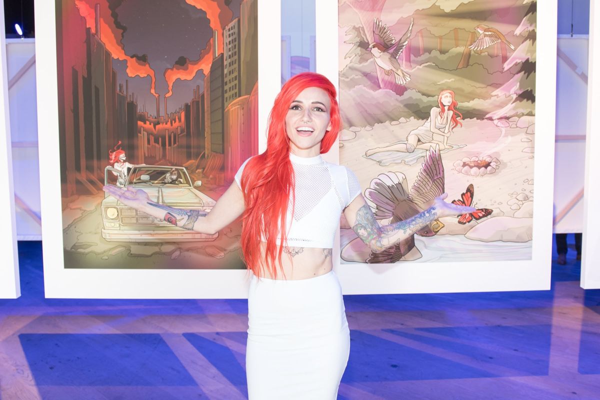 How Canadian Pop Icon Lights Switched on Her Creativity As a Visual Artist