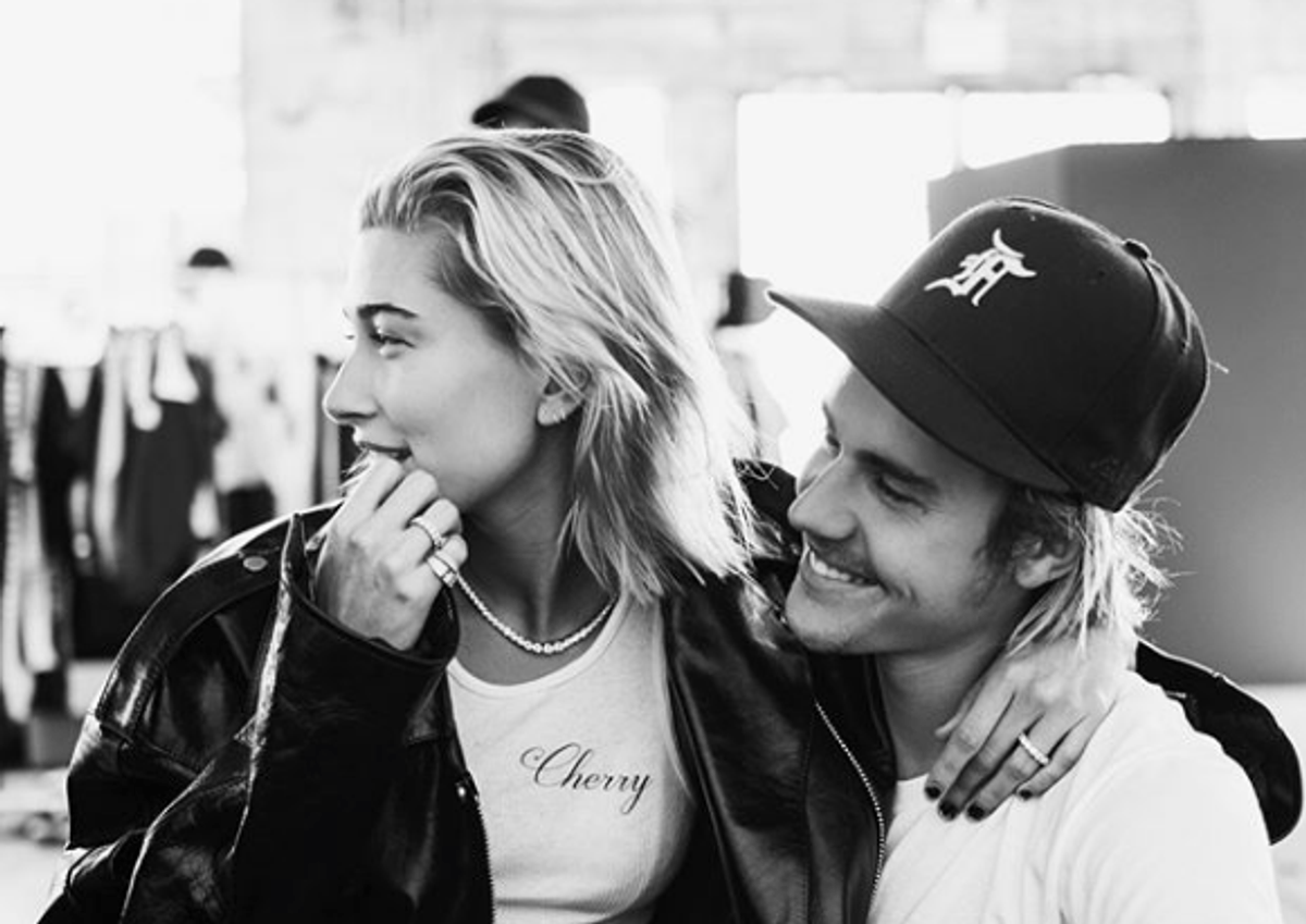 Justin Bieber's Insta-Engagement Announcement Features FULL CAPS Passion