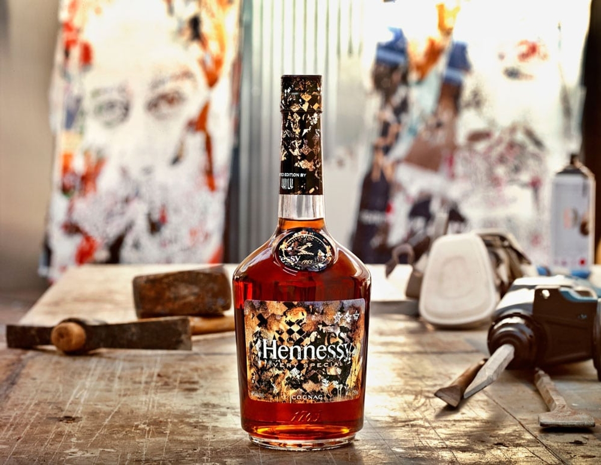 You Need This Hennessy x VHILS Bottle on Your Grown-Up Bar Cart