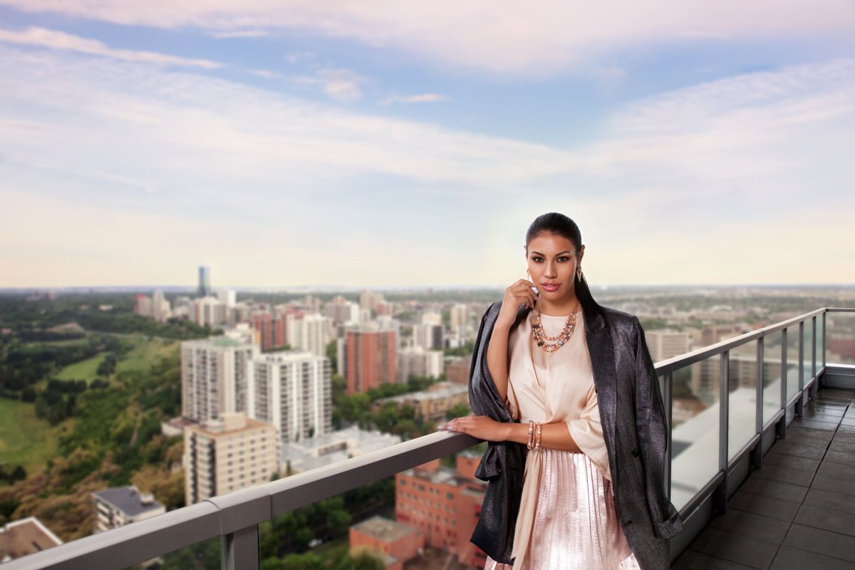 Ashley Callingbull Looks Incredible in This Jewellery Campaign