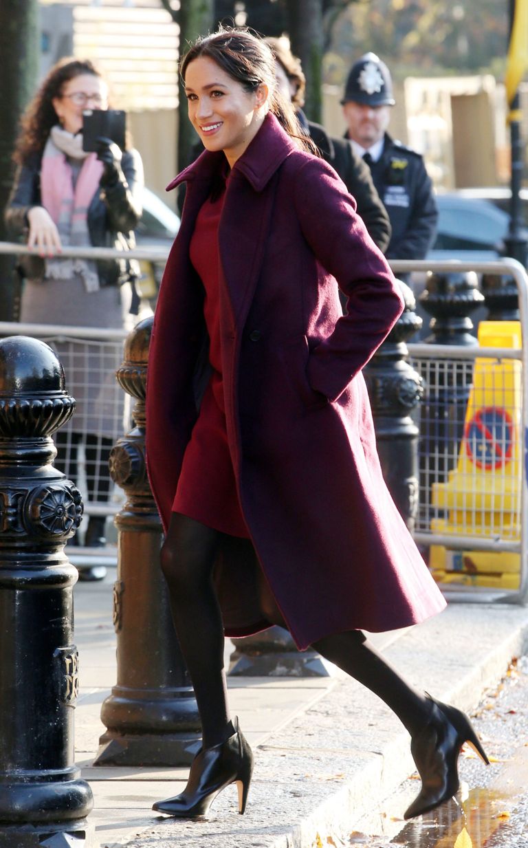 Meghan Markle and Kate Middleton Spotted in Twinning Outfits