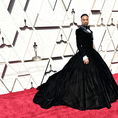 Billy Porter Absolutely Shut Down the Oscars Red Carpet in This Tuxedo Dress