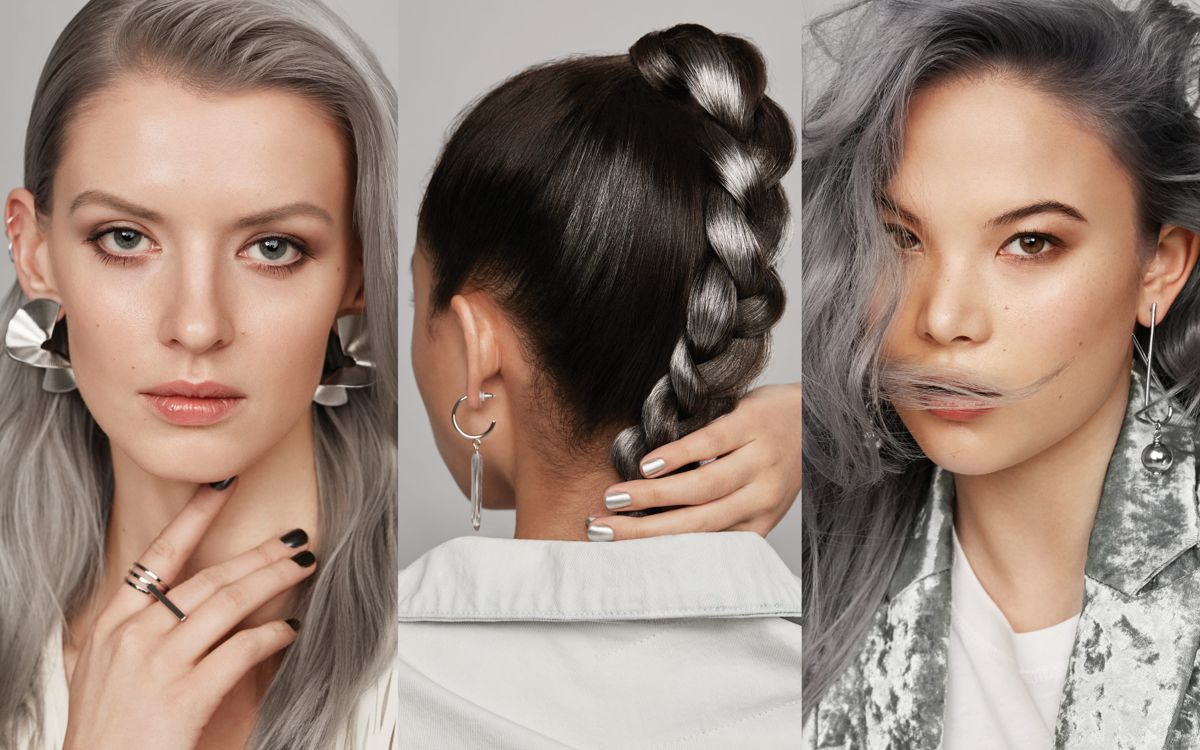 Get silver hair at home