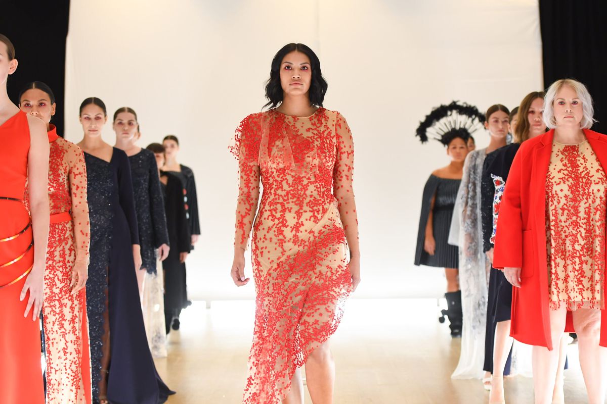Lesley Hampton's Collection Honouring Indigenous Women & Other Highlights From Day Two of Toronto Fashion Week