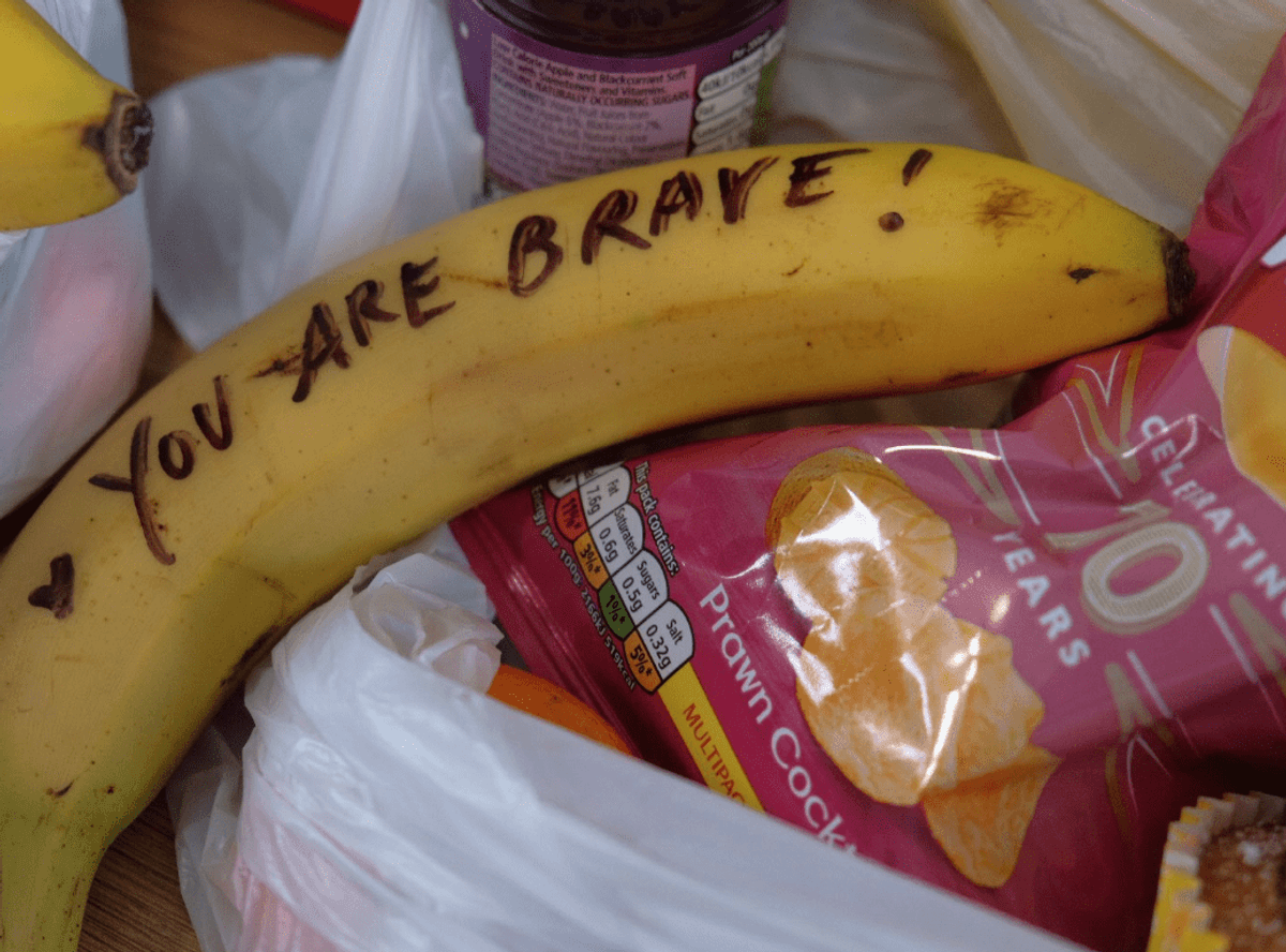 Why Meghan Markle is Writing Positive Messages on Bananas FASHION