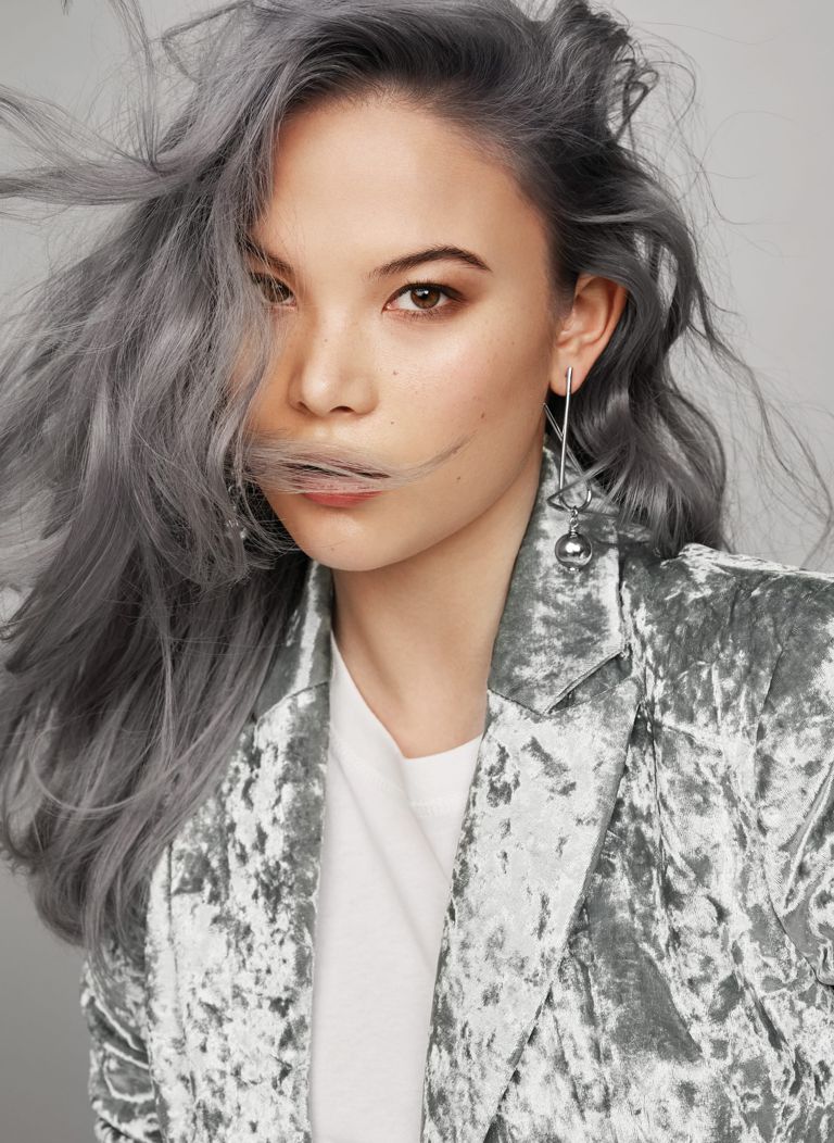 Get silver hair at home