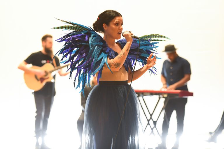 Lesley Hampton's Collection Honouring Indigenous Women & Other Highlights From Day Two of Toronto Fashion Week