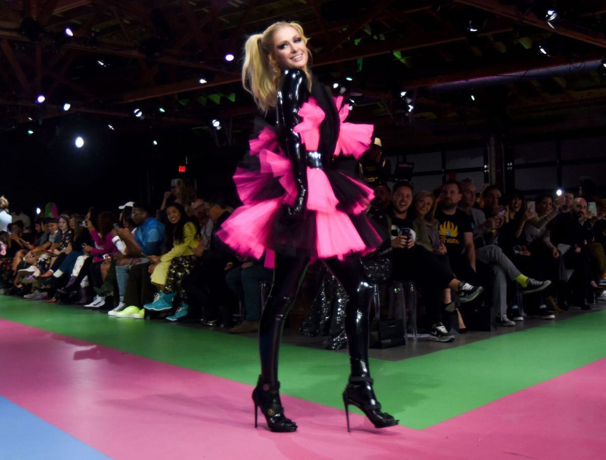 Christian Cowan Turned Paris Hilton Into a Powerpuff Girl for International Women’s Day