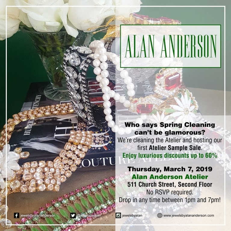 Toronto's Notable Jewellery Atelier, Jewels by Alan Anderson, is Having Its First Ever Sample Sale
