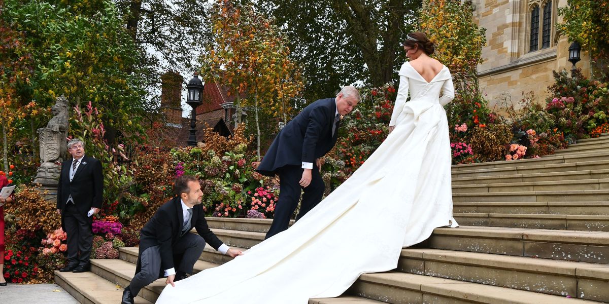 princess eugenie dress designer Princess Eugenie's Wedding Dress Designer On What It Takes to Make a Dress  Fit For a Royal