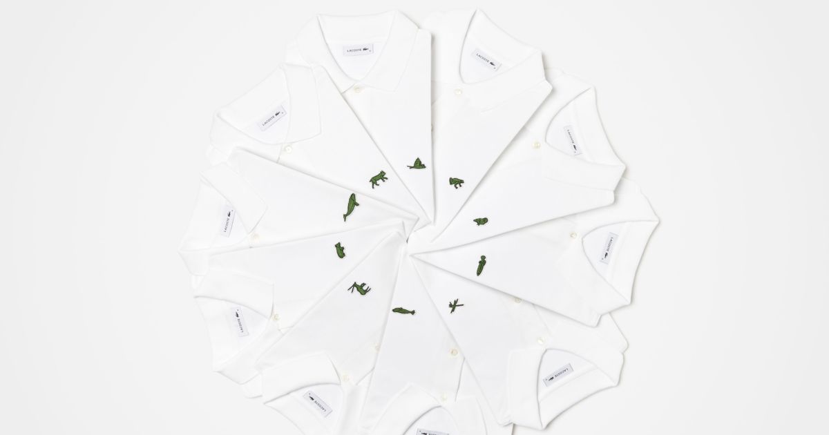 Lacoste is Taking a Break From Its Crocodile Logo for a Good Cause